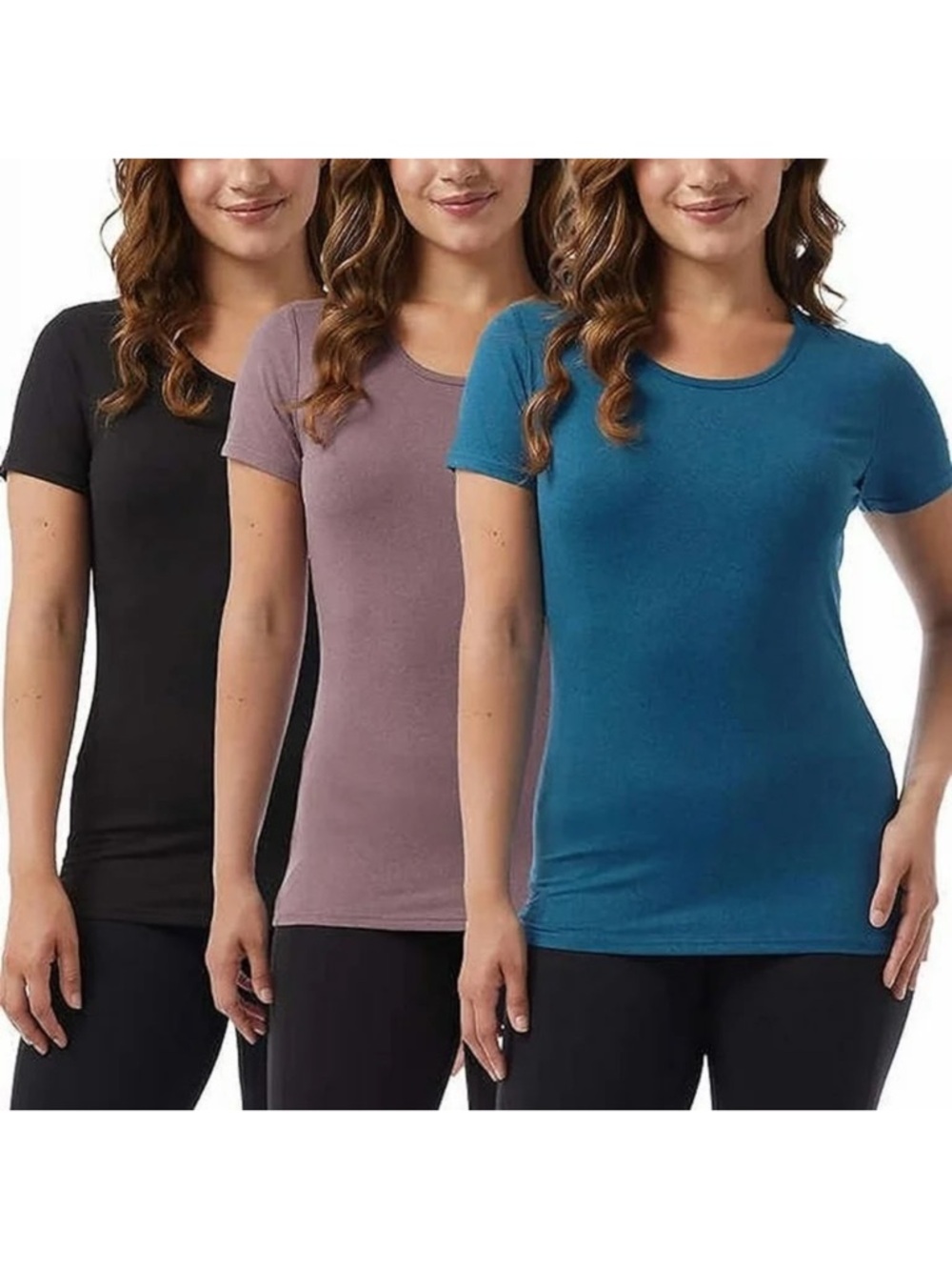 32 Degrees Ladies' Scoop Neck Short Sleeve Cool Tee, 3-pack